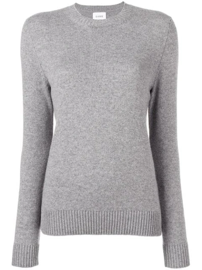 Barrie Crew Neck Jumper In Grey