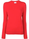 Barrie Crew Neck Jumper - Red