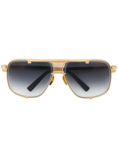 Dita Eyewear Limited Edition Mach Five Sunglasses Gold