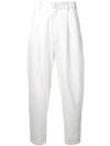 Hed Mayner Drop-crotch Corduroy Trousers - White