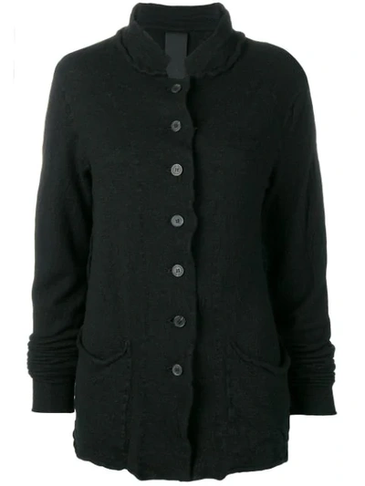 Rundholz Buttoned Front Cardigan In Black