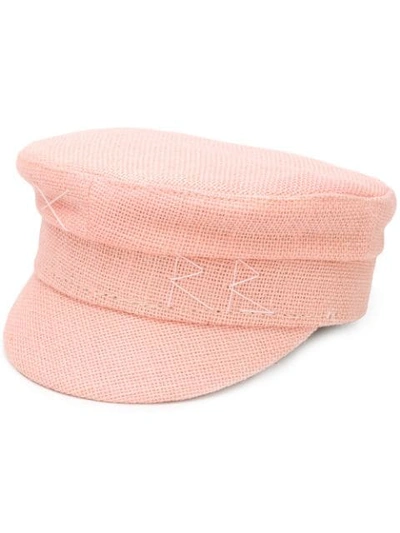 Ruslan Baginskiy Embroidered Logo Peaked Hat - Pink