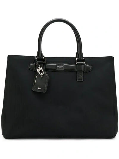 Dolce & Gabbana Top Handles Tote Bag In Black