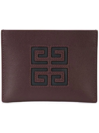 Givenchy Logo Cardholder In Brown