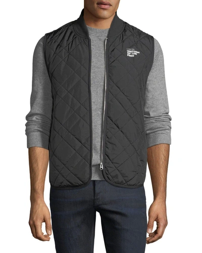 G-star Men's Blake "uniform Of The Free" Quilted Vest In Black