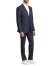 Z Zegna Travel Wool Suit In Blue