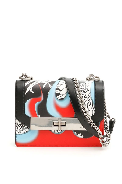 Prada Séverine Twist Lock Shoulder Bag In Red