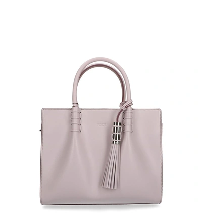 Tod's Small Shopper Tote Bag In Pink