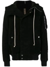 Rick Owens Drkshdw Loose Lightweight Jacket In Black