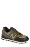 New Balance 574 Classic Sneaker In Covert Green Suede/ Textile