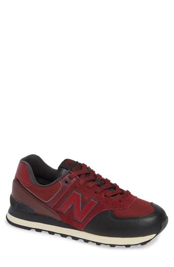 new balance 574 classic maroon