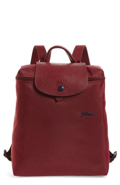 Longchamp Le Pliage Club Backpack In Khaki