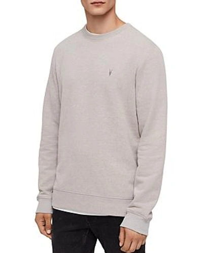 Allsaints Raven Sweatshirt In Mine Gray Marl