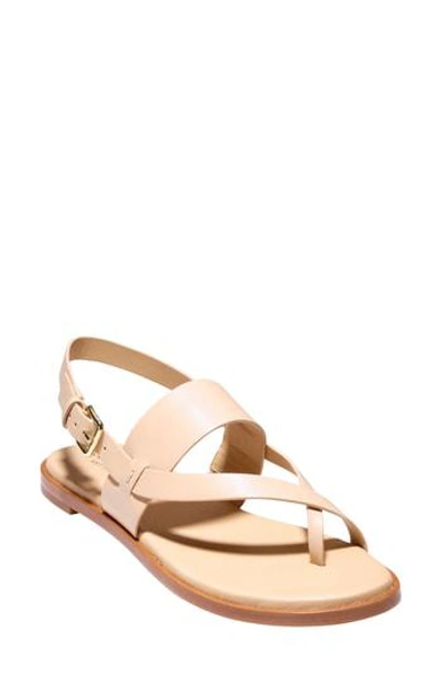 Cole Haan Anica Sandal In Nude Leather
