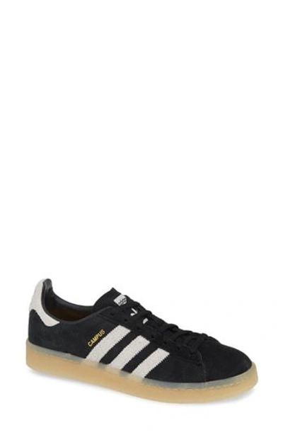 Adidas Originals 'campus' Sneaker In Core Black/ Grey One/ Gum