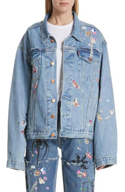 Vetements discount jean jacket