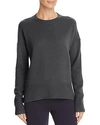 Theory Karenia Cashmere Sweater In Heather Boulder