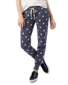Alternative Star Print Fleece Jogger Pants In Stars