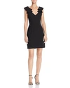 Amanda Uprichard Gimlet Ruffled Cutout Dress In Black