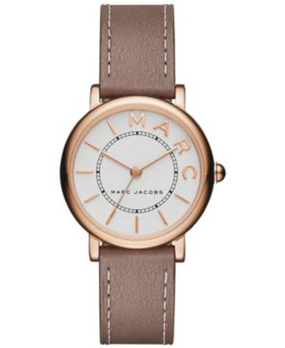 Marc Jacobs Women's Roxy Cement Leather Strap Watch 28mm