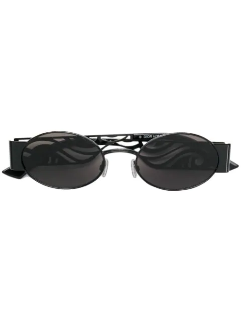 black rave glasses