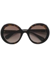 Gucci Eyewear Oversized Round-frame Sunglasses - Brown