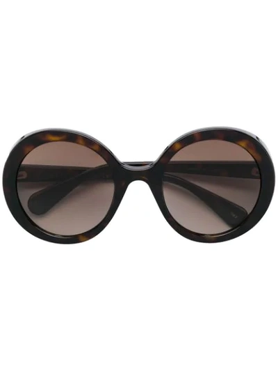 Gucci Eyewear Oversized Round-frame Sunglasses - Brown