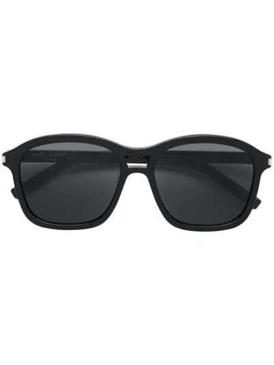 Saint Laurent Sl25 Sunglasses In Black
