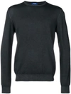 Barba Napoli Basic Jumper In Blue
