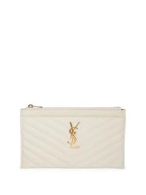 saint laurent matelasse wallet