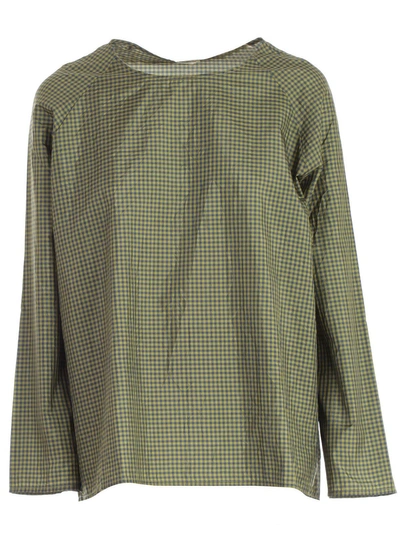 A Punto B Plaid Pattern Top In Basic