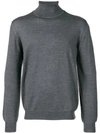 Barba Napoli Turtleneck Sweater In Blue