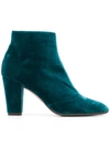 Chie Mihara Hibo Heeled Ankle Boots In Green
