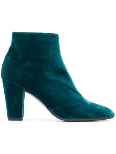 Chie Mihara Hibo Heeled Ankle Boots In Green