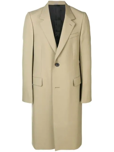 Lanvin Tailored Single Breasted Coat In Neutrals