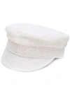 Ruslan Baginskiy Baker Boy Cap In White