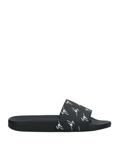 Giuseppe Zanotti Sandals In Black