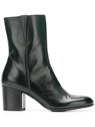 Pantanetti Side Zip Ankle Boots In Black