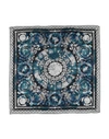 Versace Square Scarf In Turquoise