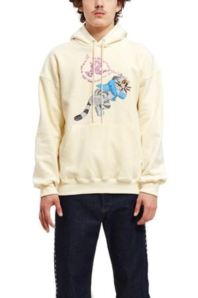 Richardson Opening Ceremony Fritz The Cat Smoked Out Hoodie In Winter White