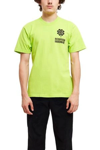 Richardson Opening Ceremony Fritz The Cat Hardware Tee In Safety Green