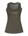 Liu •jo Tank Top In Military Green