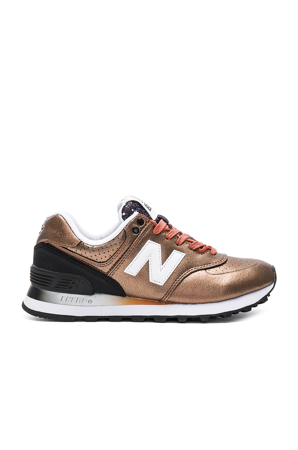 New Balance 574 Gradient Sneaker In Copper & Black | ModeSens