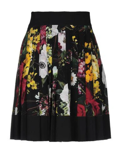 Dolce & Gabbana Knee Length Skirt In Black