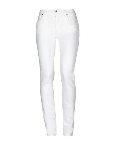 Nudie Jeans Denim Pants In White