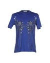 Versace T-shirts In Dark Blue