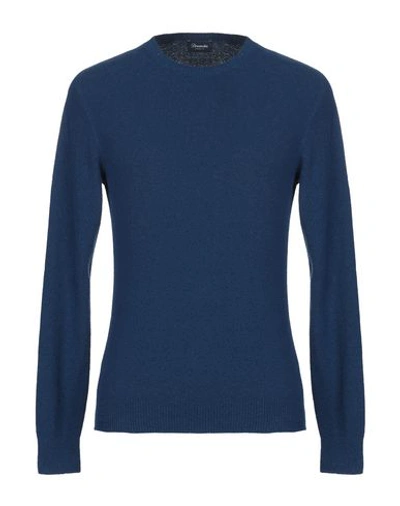 Drumohr Sweaters In Slate Blue