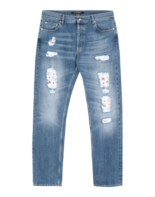 alexander mcqueen denim jeans