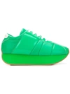 Marni Big Foot Sneakers In Green