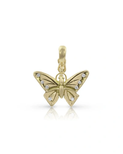 Dominique Cohen 18k Gold Diamond Butterfly Pendant